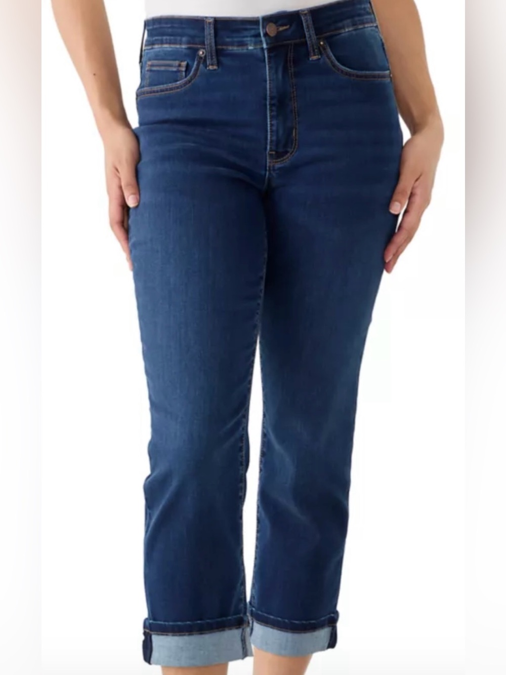 crown & ivy Dark Blue Women's Jeans - Classic Indigo Wash